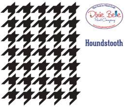 Hounds Tooth Mylar Stencil